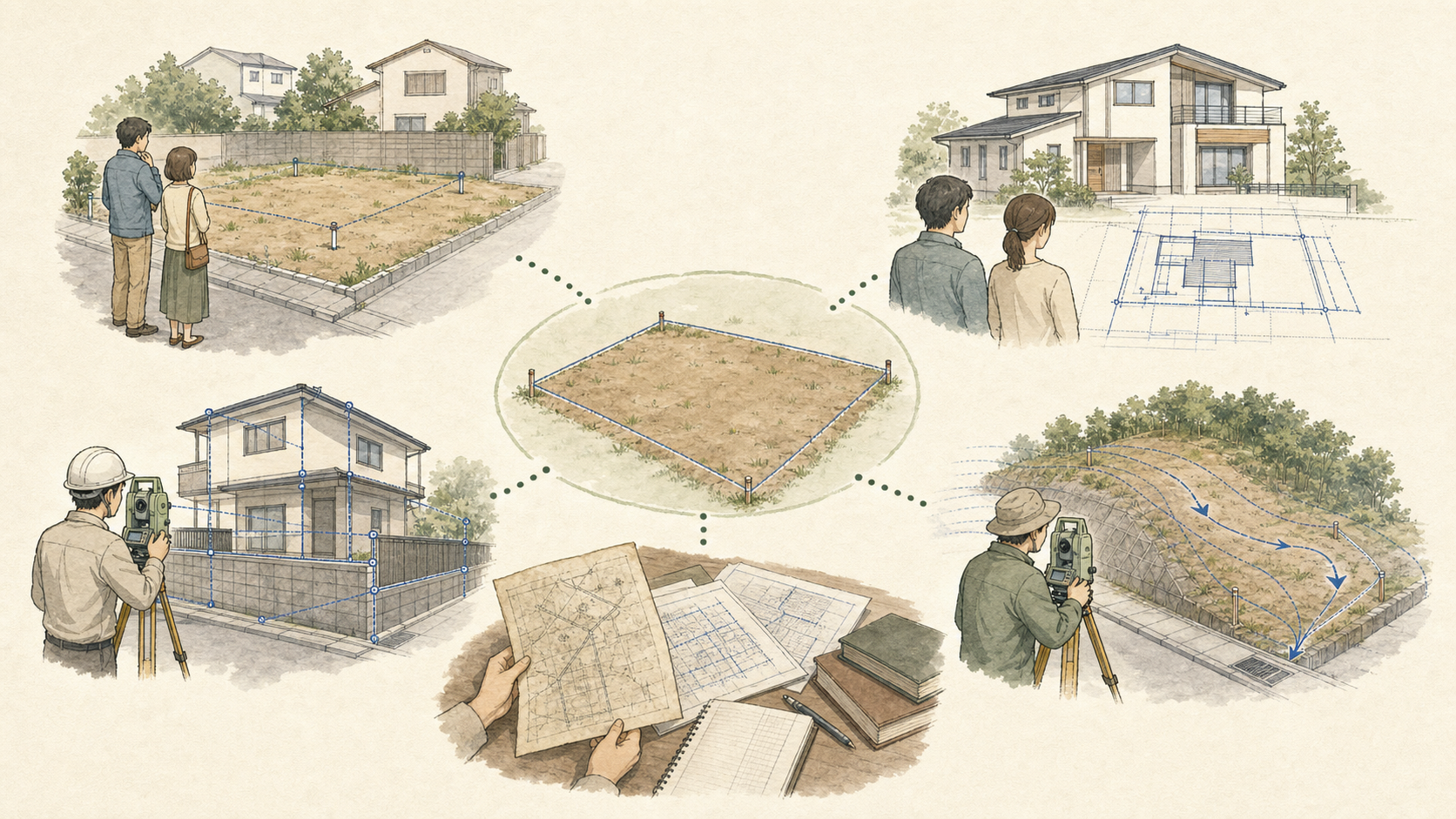 測量を考え始める代表的な場面の図解